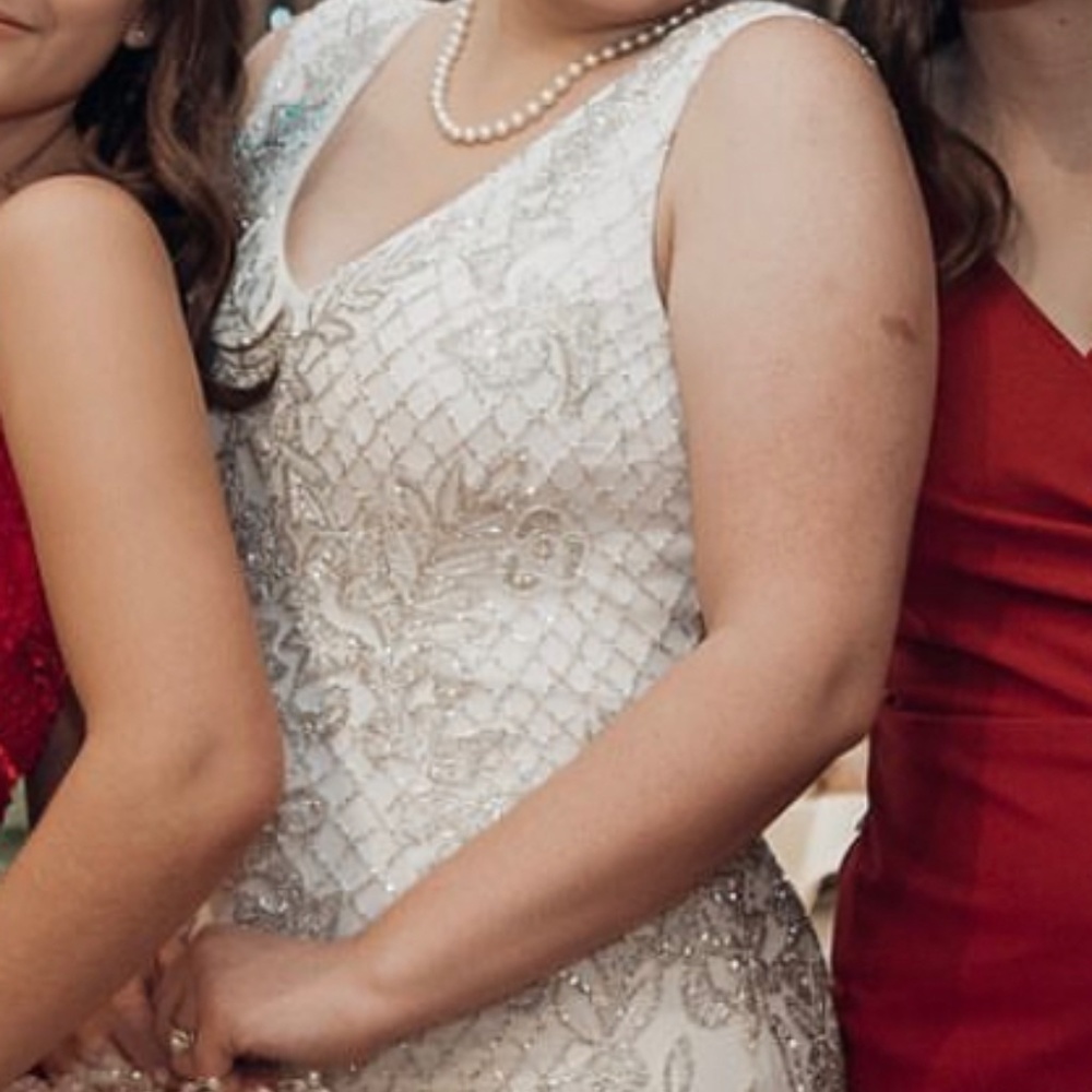 Lara’s Designs White Bridal Shower Dress